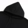 Male sweatshirt is laid, the color is black, size 50