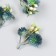 Flowers for decorating "Echinops with berries" Green 8 cm