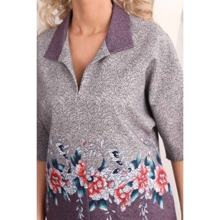 Female dress, size 56, purple color-11