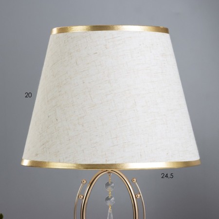 Highway Lamp "ALOR" E27 40W gold 25.5x25x4x44 cm-2