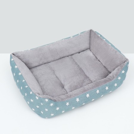 Lynchik for animals "Stars", 50 x 40 x 15 cm, gray