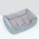 Lynchik for animals "Stars", 50 x 40 x 15 cm, gray