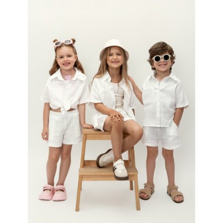 Muslim children's costume Amarobaby Easy, height 110 cm, white color-13