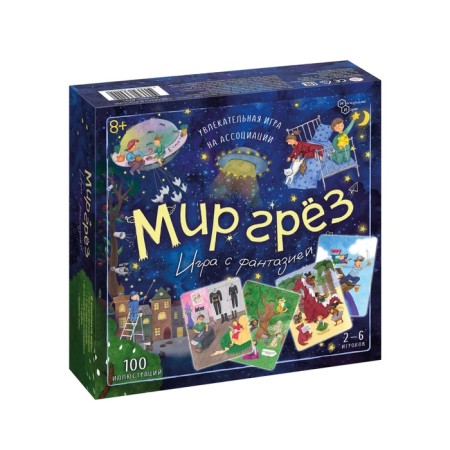 Board game of fantasy "Mir Grees", 100 cards, 2-6 players, 8+