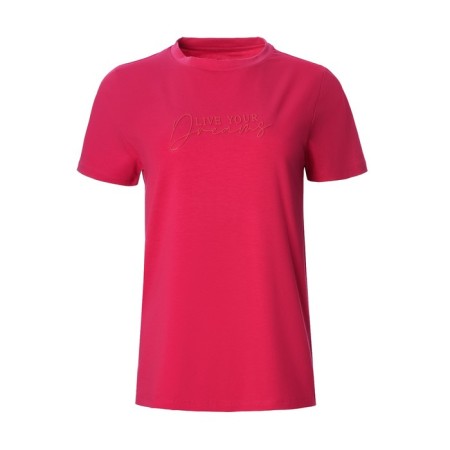 T-shirt female, pink color, size 42-44 (m)-5