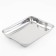 Stainless steel tray, 39 × 29 × 4.5 cm, 430 steel