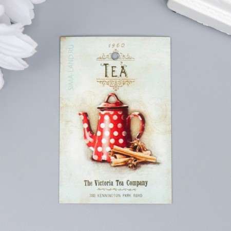 Tag "tea" 4x6 cm