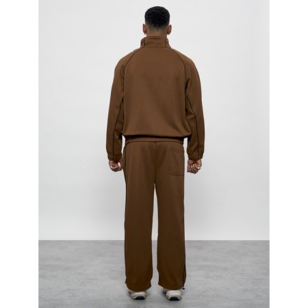 Sports suit men's, size 52, brown color-3