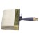 Maklovitsa bison ″ aqua ″ 01817-14, artificial bristles, plastic, 40x140mm