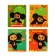 Notebook 12 sheets in the lineup of the multi-gun "Cheburashka", cover coated cardboard, block offset, 70 g/m2