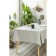 Tablecloth, size 140x220 cm, silver color