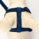 Acunition set is embossed, leash 120 x 2 cm, og 44-50 cm, blue-black