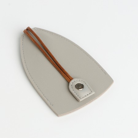 Key, length 11.5 cm, ring, beige color
