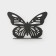 Salphetens Dolyana "Butterfly", 13.5 × 4 × 9 cm, black color