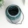 Ceramics candlestick for 1 candle "Lantern. Rombs" Green 9x9x12 cm