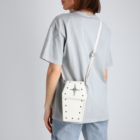 Youth bag on magnet, white color-6