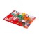 New Year. A set of figured erasers, 6 pieces, in a blister