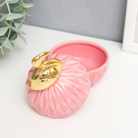 Coramics Coramics "Golden Flamingo" Pink 13x7.5x7.5 cm-1
