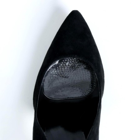 Half -slips for shoes, with a tread, silicone, 7 × 6.5 cm, pair, color transparent-1