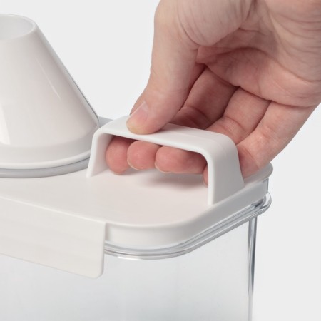A container for washing powder and air conditioning, with a measured glass, 2300 ml-11
