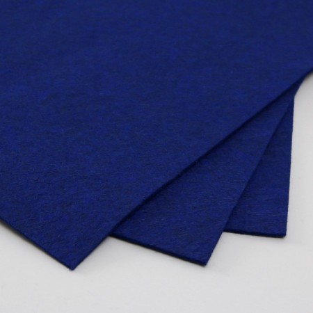A set of soft felt "Astra" (3 pcs) dark blue, 3 mm, 400 gr. 20x30 cm-2
