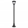 Lamp Garden Era E27, IP44, 40W, 177x187x1120 mm, black