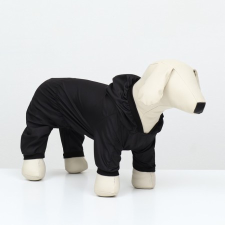 Overalls for animals, without lining, size L, black