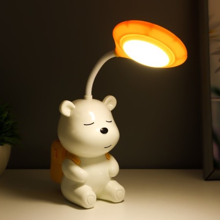 Night "Bear" LED 2W USB battery is white-yellow 22x13x7 cm Risalux-2