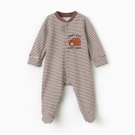 Details for children with closed legs "Bear", beige color, height 68