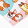 Paper stickers "Cute animals", 11 x 15.5 cm