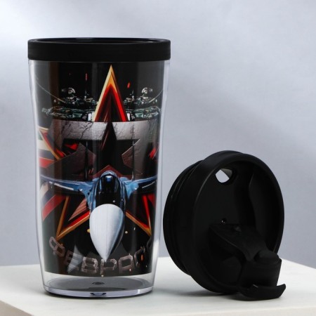 Thermost man with an insert "February 23" 250 ml-1