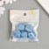 Busina silicone "polyhedron" cold blue d = 1.7 cm