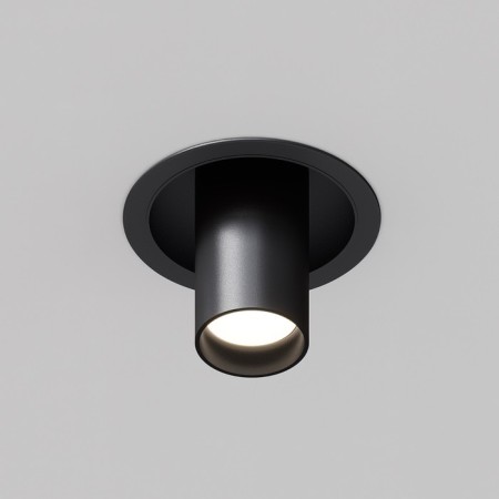 Technical C048CL-01-GU10-B, GU10, 1x10 W, 54x54x109 mm, black lamp, black-3