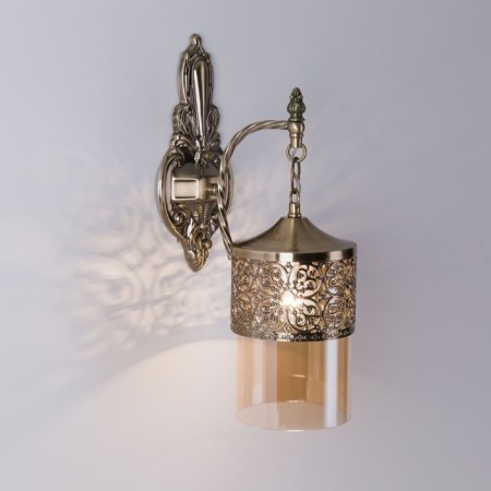 Sconces Citilux "emir" CL467313, 12x39 cm, 1x75W, e27, brown color-4