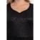 Women's dress, size 58, black color, blue