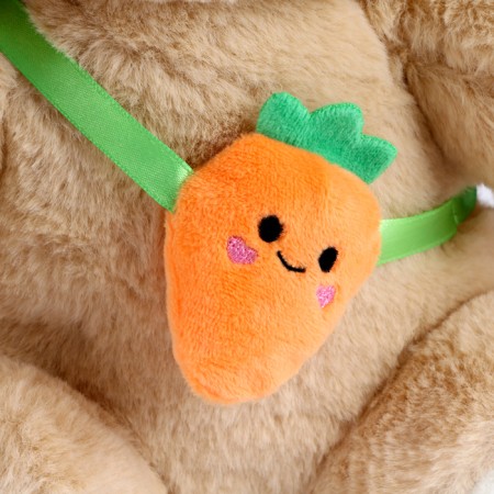 Soft toy "Bunny", with carrots, 25 cm-4