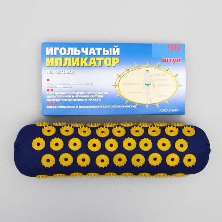 Azovmed "roller" applique, 90 spines, 38x10 cm, blue,-4