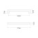 Cappio Square RSC007, aluminum, m/o 160 mm slop