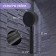 Shower watering can Zein Z058, 1 mode, d = 80 mm, microdulatory, stainless steel, black
