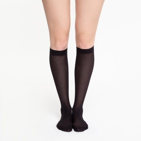 Women's golfs (2 pairs) 20 den, black color, size 23-25-1