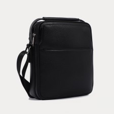 Male bag, black color