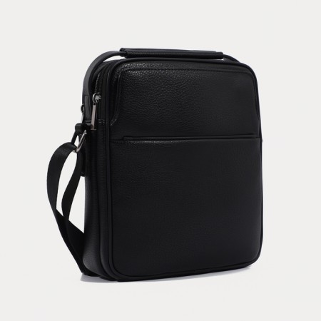 Male bag, black color