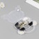 Beads in the box "Classic. Letters" Beads 8/0 12.5x19x2 cm
