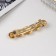 Halle hair clip of hair, 7 cm, gold