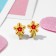 Clips children's "chosen" flowers, red-yellow color