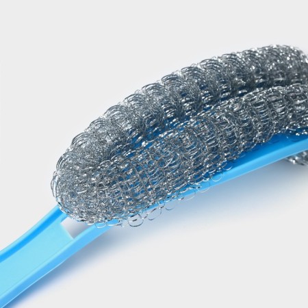 Washing sponge with a handle of a share, 24 × 5 cm, metal, color mix-3
