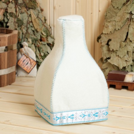 Saucheele cap for a bathhouse, white