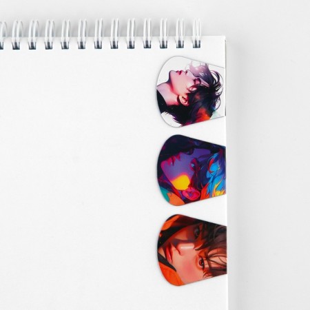 Magnetic bookmarks 3 pcs on the Idolas substrate-3