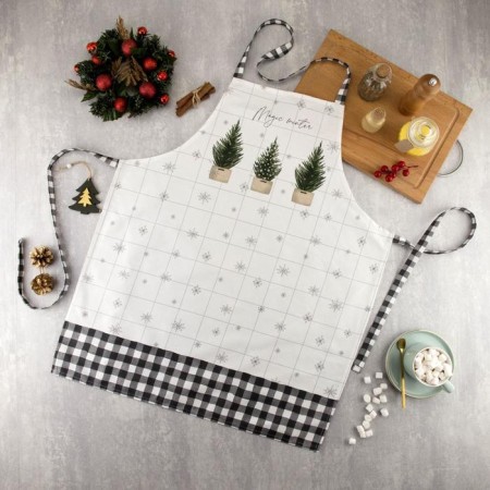 Apron "Ethel" Magic Winter 60x70cm, 100% cotton, sarzha 190 g/m2-3