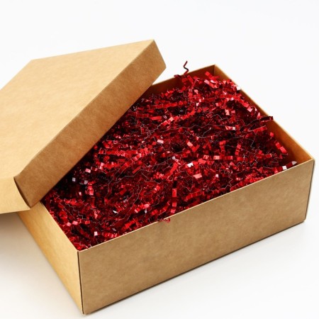 Filler for balls and gifts, packaging, Bordeaux, 15 x 26 cm-2